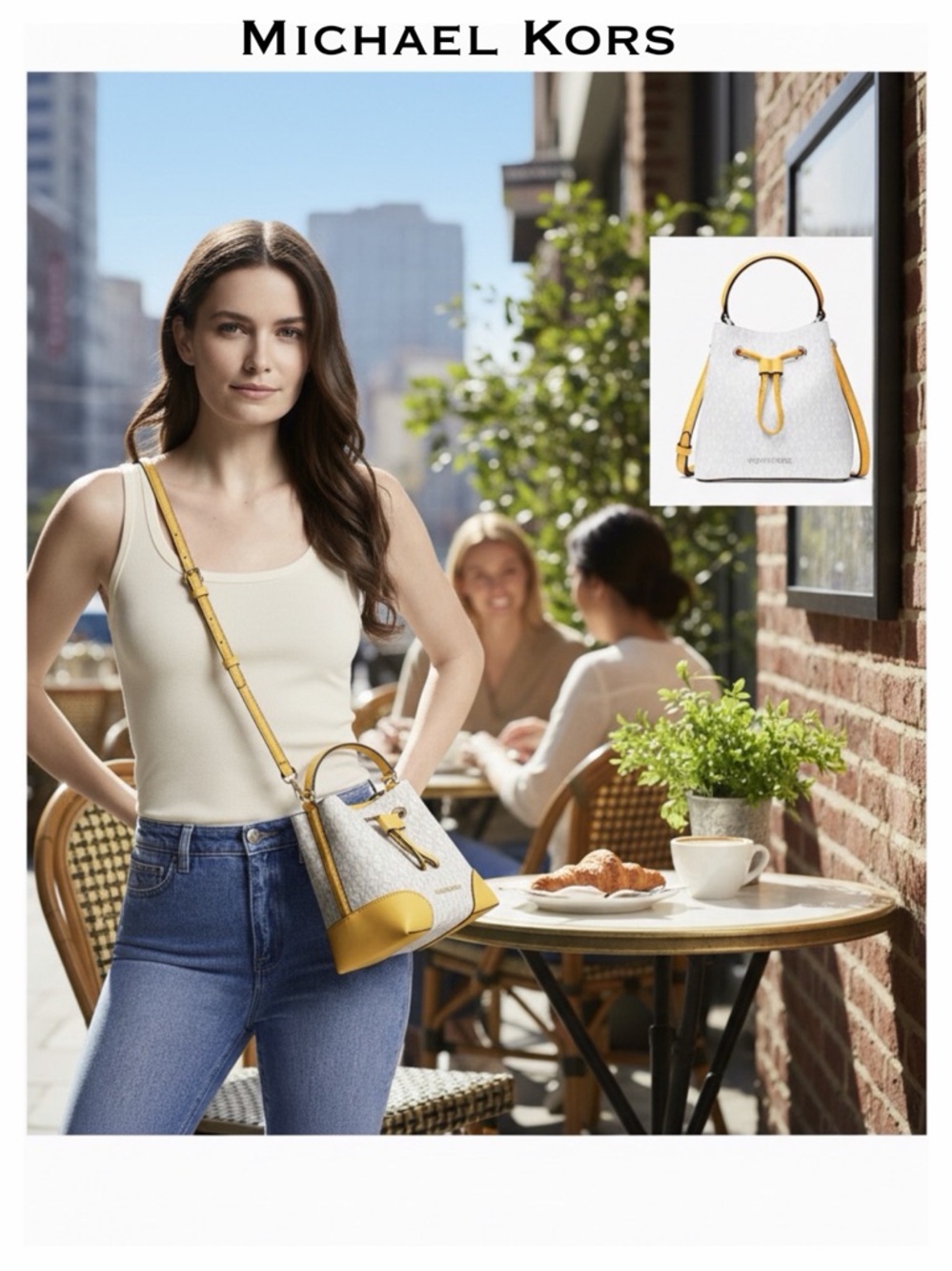 MICHAEL KORS Suri Logo Small Convertible Crossbody